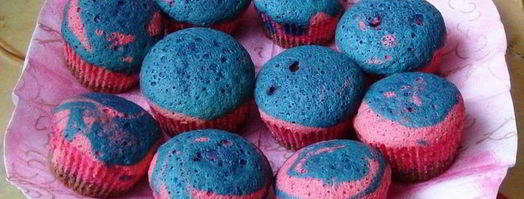 маффины радужные. Шаг 7