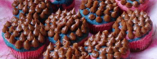 маффины радужные. Шаг 8