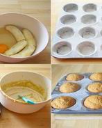 Маффины с бананами