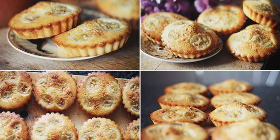 Маффины с бананом и сгущенкой