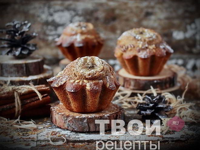 Рецепт маффинов с бананом