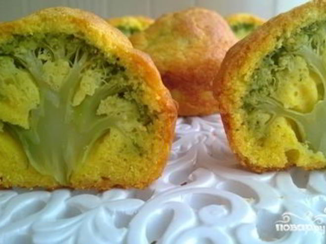 Рецепт маффинов с брокколи