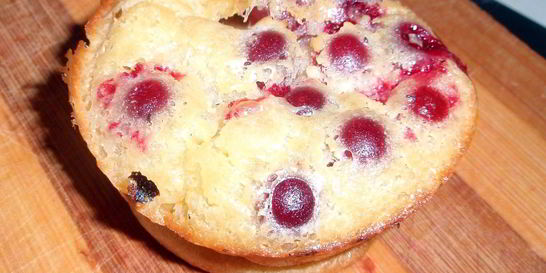 Маффины с брусникой