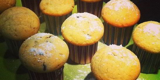 Маффины с черникой и шоколадом