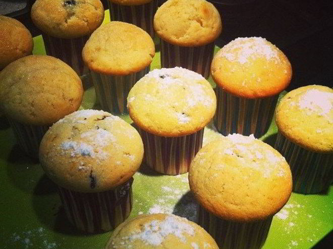 Рецепт маффинов с черникой и шоколадом