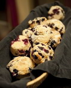 Маффины с черникой