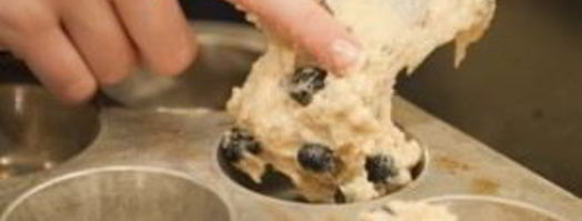 маффины с черникой. Шаг 6