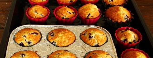 маффины с черной смородиной. Шаг 15