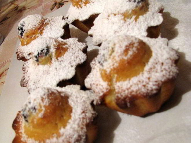 Рецепт маффинов с ежевикой