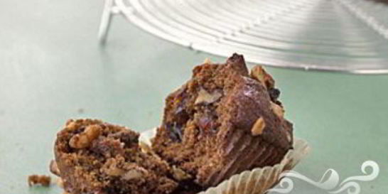 Маффины с финиками и орехами