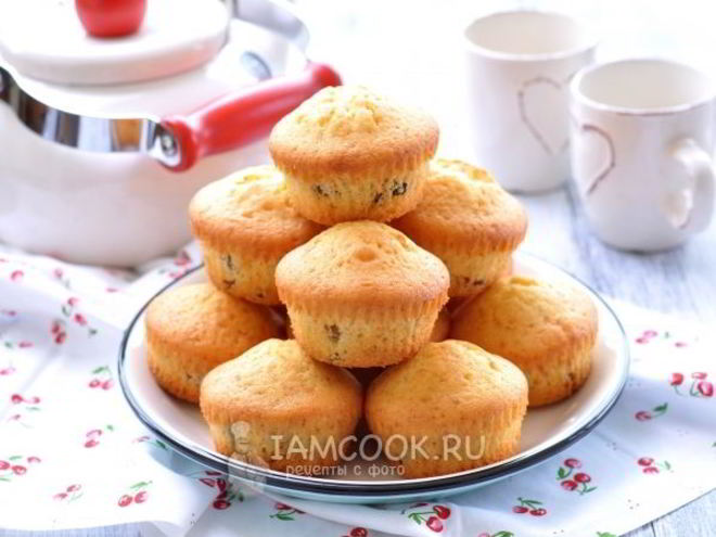 Рецепт маффинов с изюмом