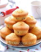Маффины с изюмом