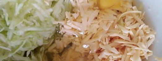 маффины с кабачком, сыром и мятой. Шаг 2