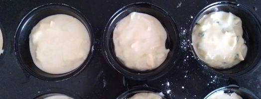 маффины с кабачком, сыром и мятой. Шаг 6