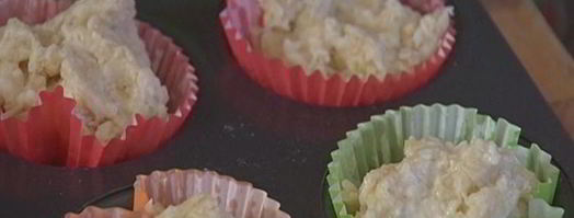 маффины с кокосом и лаймом. Шаг 6