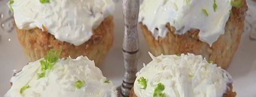 маффины с кокосом и лаймом. Шаг 10