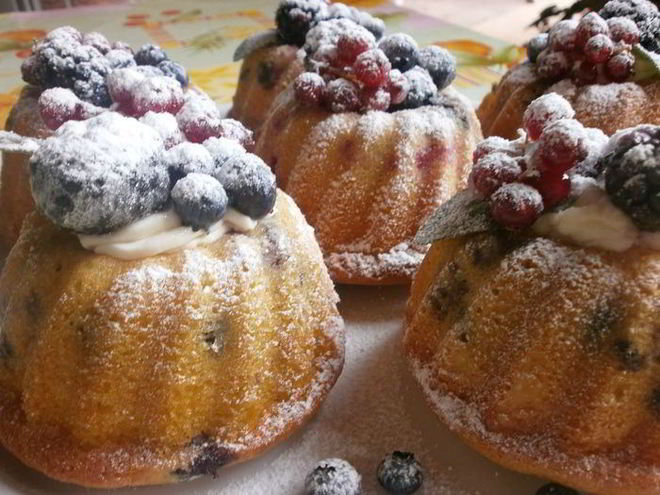 Рецепт маффинов с лесными ягодами валь д* аоста