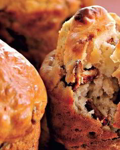 Маффины с лисичками и курагой