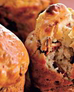 Маффины с лисичками и курагой