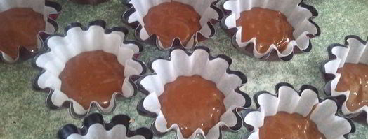 маффины с малиной под соусом из маскарпоне. Шаг 6