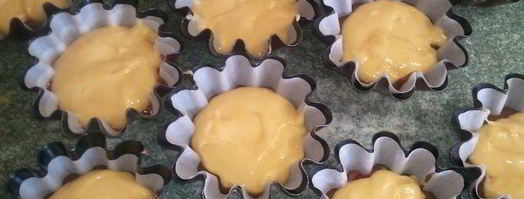 маффины с малиной под соусом из маскарпоне. Шаг 8