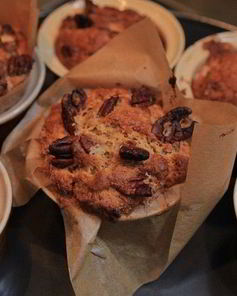 Маффины с мандаринами и орехами