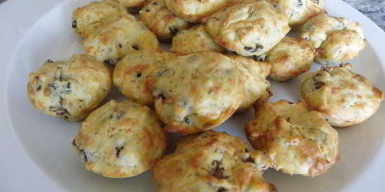 Маффины с рисом и грибами