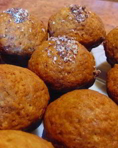 Маффины с шоколадом и малиновым повидлом