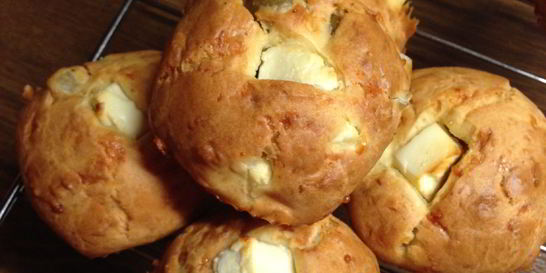 Маффины с сыром фета и оливками