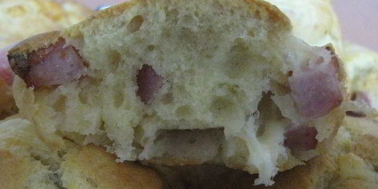 Маффины с сыром и ветчиной