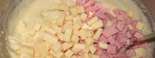 маффины с сыром и ветчиной. Шаг 4