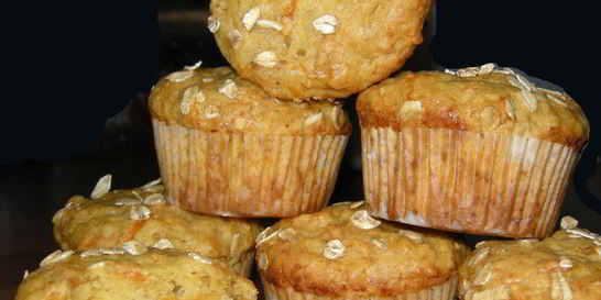 Маффины с тыквой, бананом и морковью