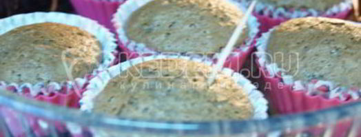 маффины с вишней и шоколадом. Шаг 12