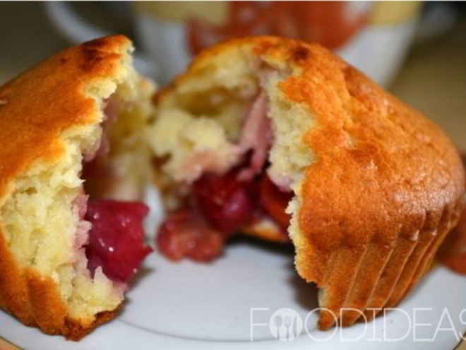 Рецепт маффинов с вишней