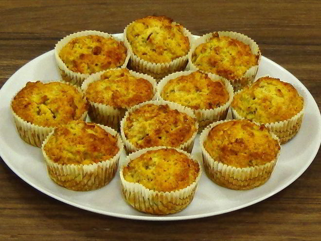 Рецепт маффинов с яблоками и орехами