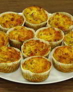 Маффины с яблоками и орехами