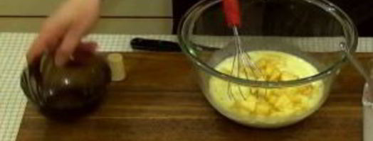 маффины с яблоками и орехами. Шаг 2