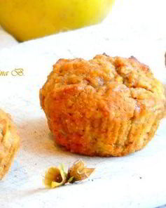 Маффины с яблоком из цельнозерновой муки