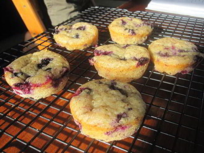 Рецепт маффинов с ягодами