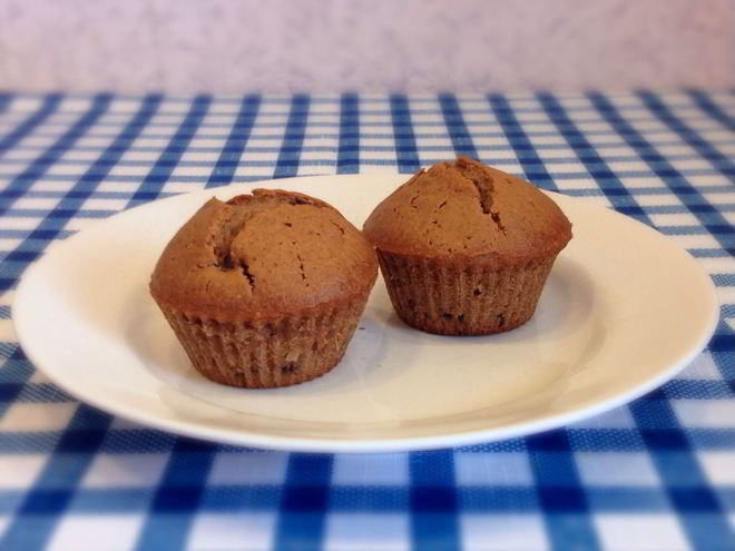 Рецепт маффинов шоколадных с изюмом