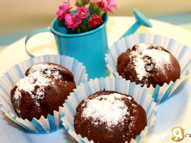 Рецепт маффинов шоколадных
