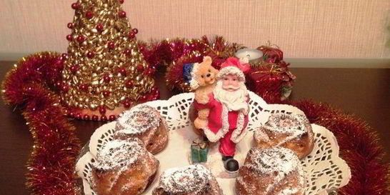 Маффины со сливами