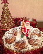 Маффины со сливами