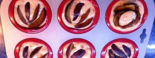 маффины со сливами. Шаг 4