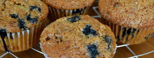 маффины здоровье с цельнозерновой мукой и черникой. Шаг 12