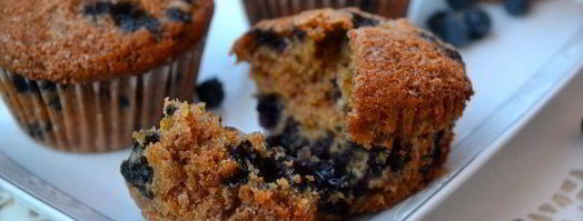 маффины здоровье с цельнозерновой мукой и черникой. Шаг 14