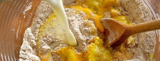 маффины здоровье с цельнозерновой мукой и черникой. Шаг 5