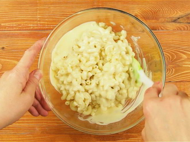 Рецепт макаронных маффинов