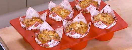 марципановые маффины с курагой. Шаг 10