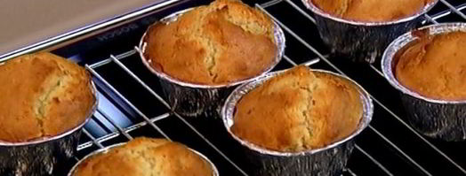 миндальные маффины с манго. Шаг 10